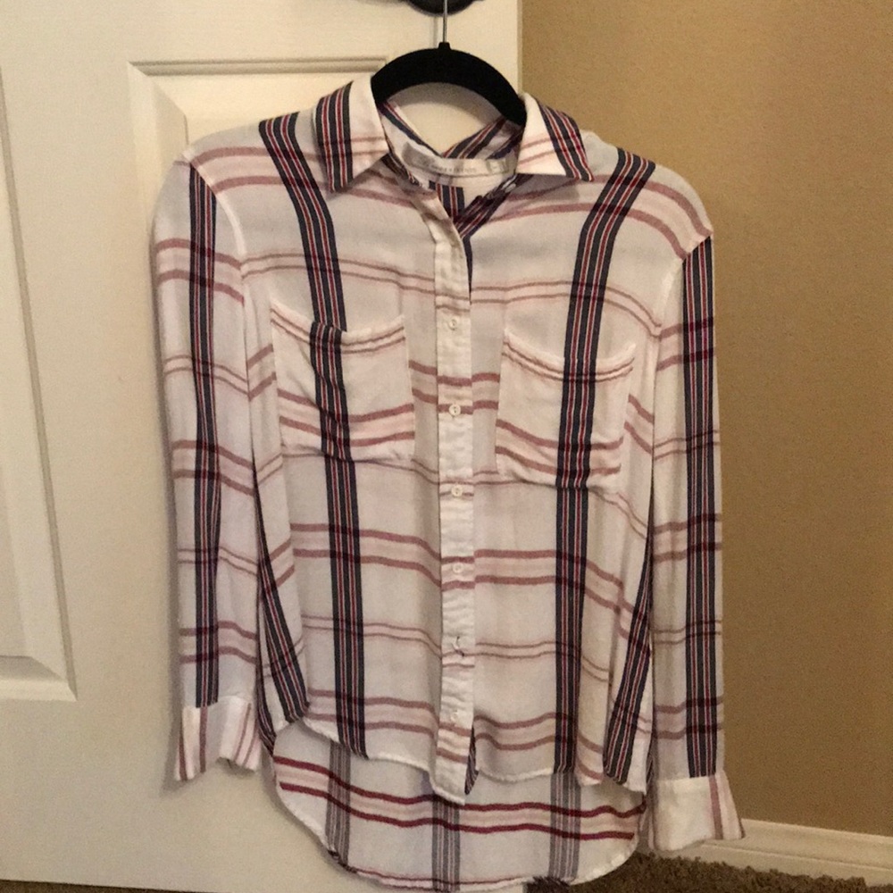 Lovers and Friends button down shirt.